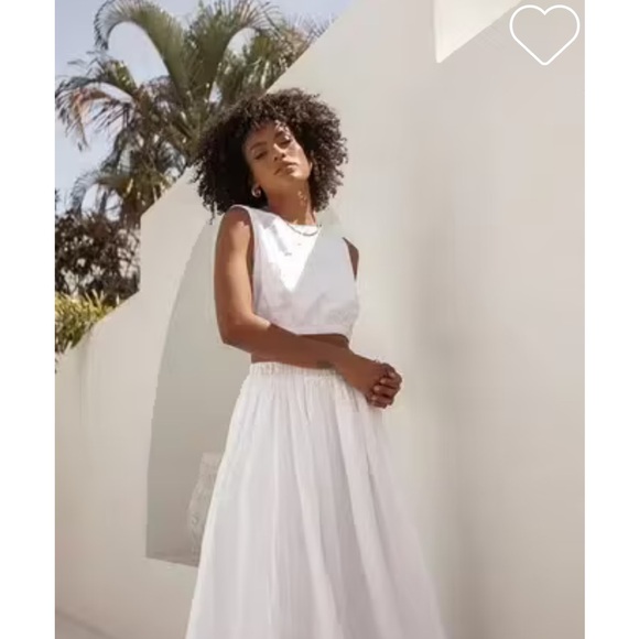 DISSH DYLAN LINEN CROP TOP white - Picture 5 of 10